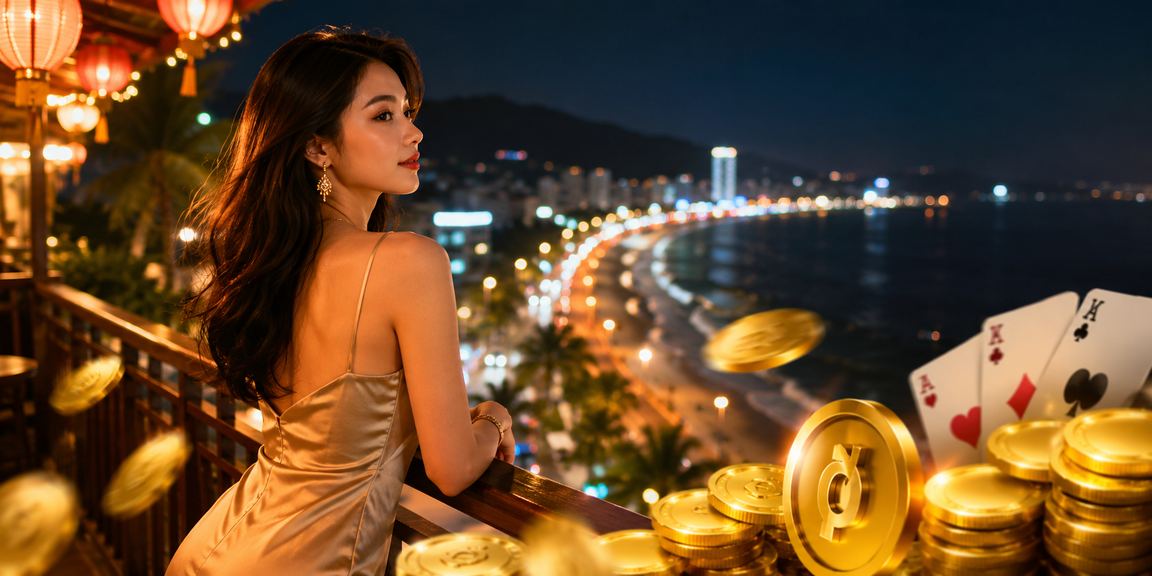 Trò chơi bài và cá cược ban đêm tại chợ đêm Phan Thiết