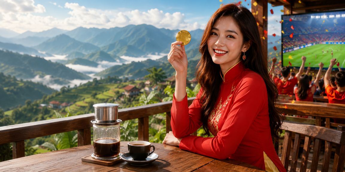 Chơi slot game trên điện thoại tại Sapa với trang phục áo dài truyền thống